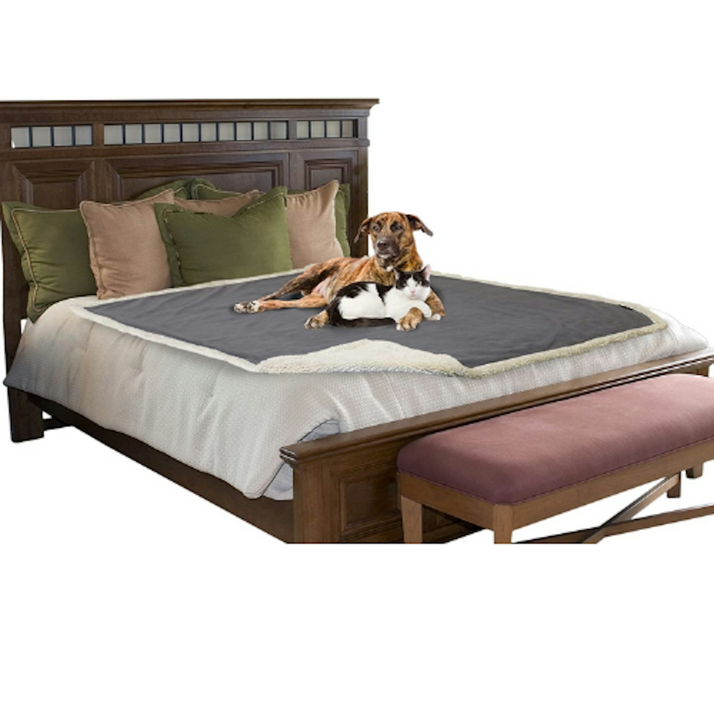 Keep your bedding free from fur with comforters for pet hair Pets